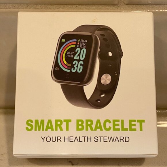 Smart Bracelet "Your Health Steward" Fitness Tracker/ Smart Health & HR Monitor - Picture 1 of 5